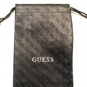 Brand New GUESS Black Eye Sun Glasses Case Pouch